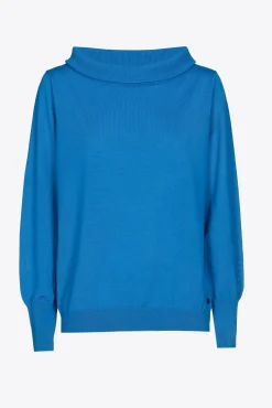 Xandres Pull en laine à col bateau-Femme Pulls & Cardigans