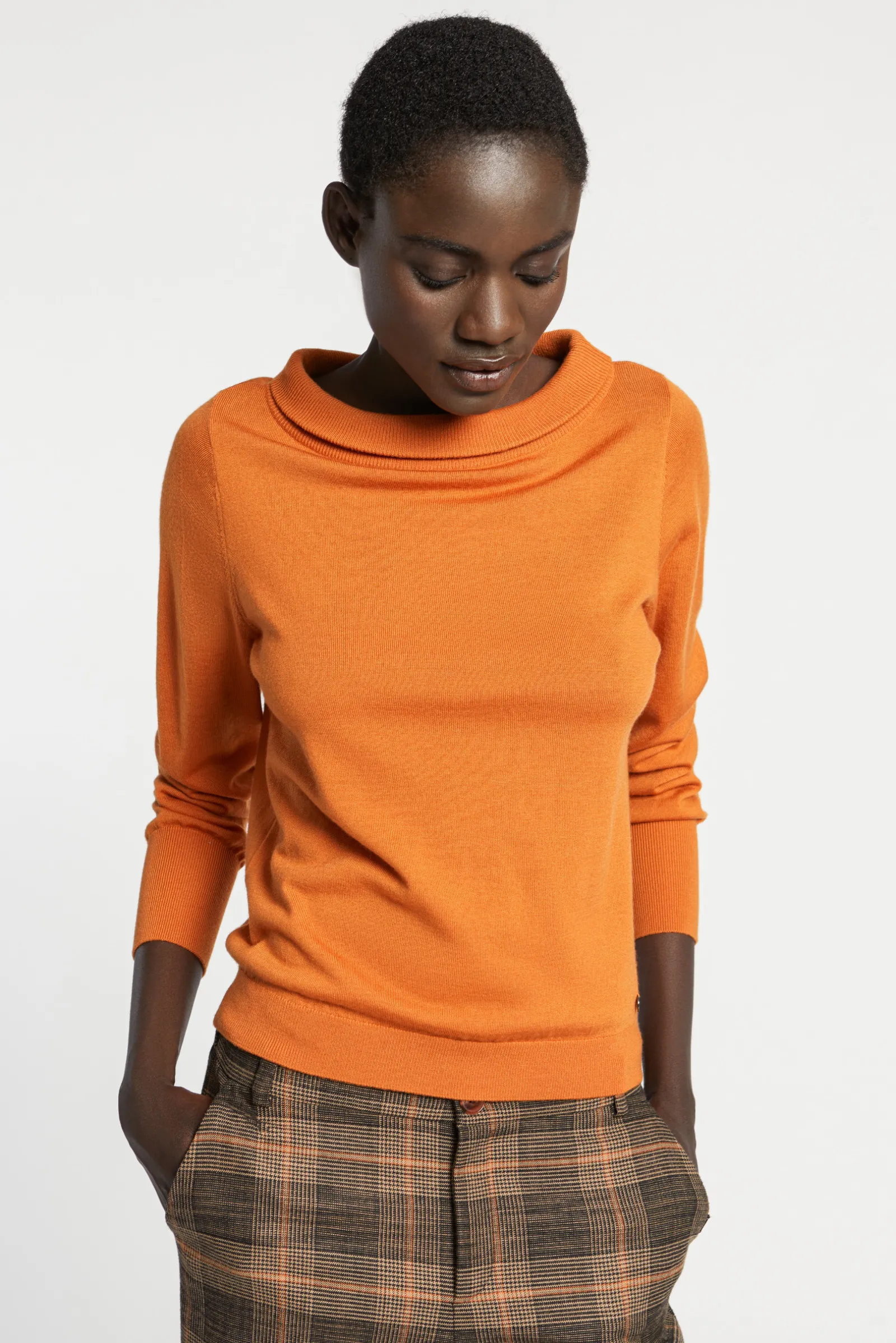 Xandres Pull en laine à col bateau-Femme Xandres Plus|Pulls & Cardigans