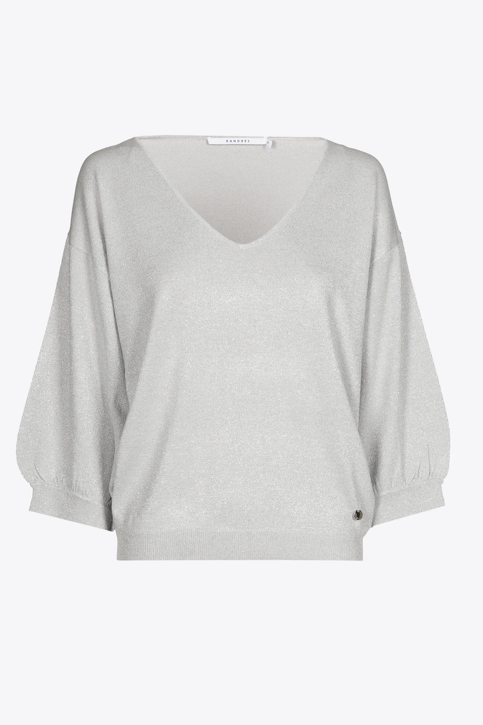 Xandres Pull en lurex-Femme Pulls & Cardigans