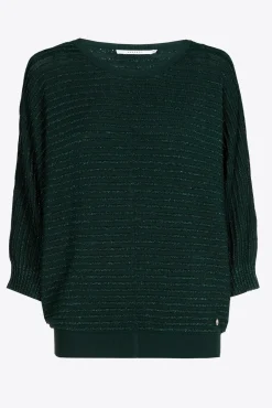 Xandres Pull en maille fantaisie agrémenté de lurex-Femme Xandres Plus|Pulls & Cardigans