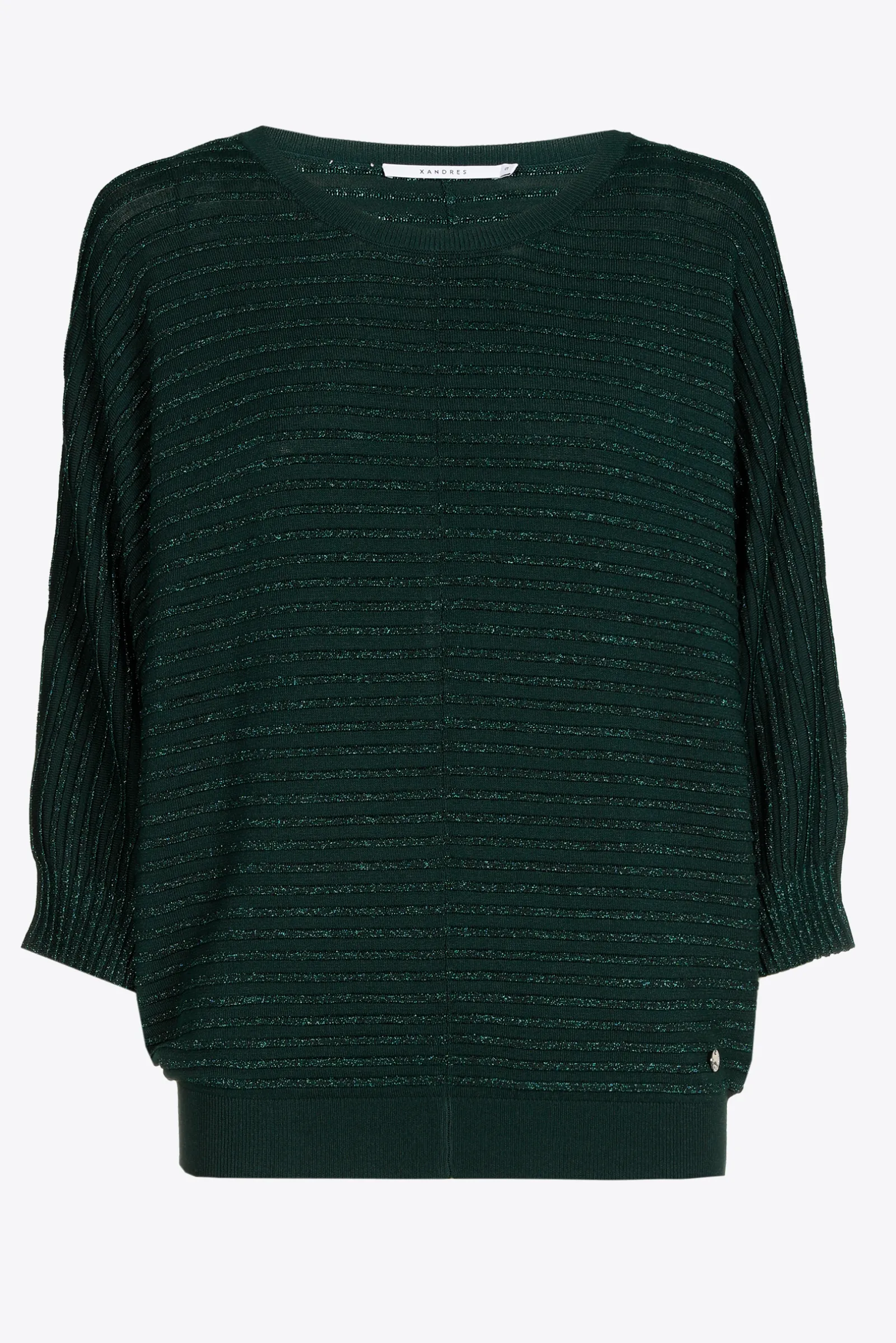 Xandres Pull en maille fantaisie agrémenté de lurex-Femme Xandres Plus|Pulls & Cardigans