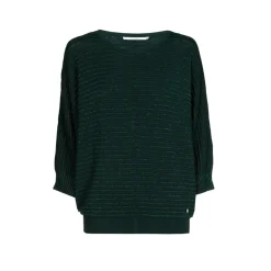 Xandres Pull en maille fantaisie agrémenté de lurex-Femme Xandres Plus|Pulls & Cardigans