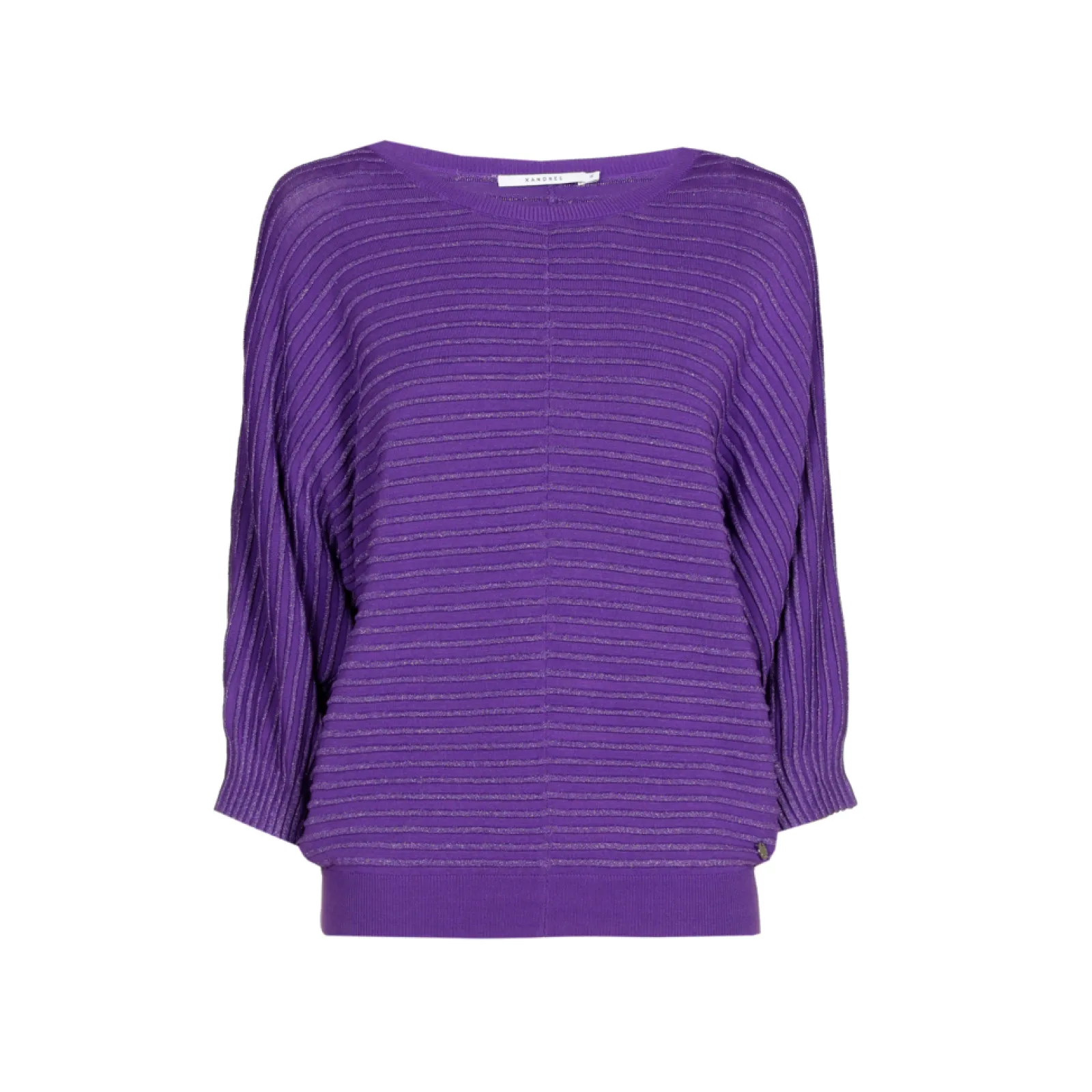 Xandres Pull en maille fantaisie agrémenté de lurex-Femme Xandres Plus|Pulls & Cardigans
