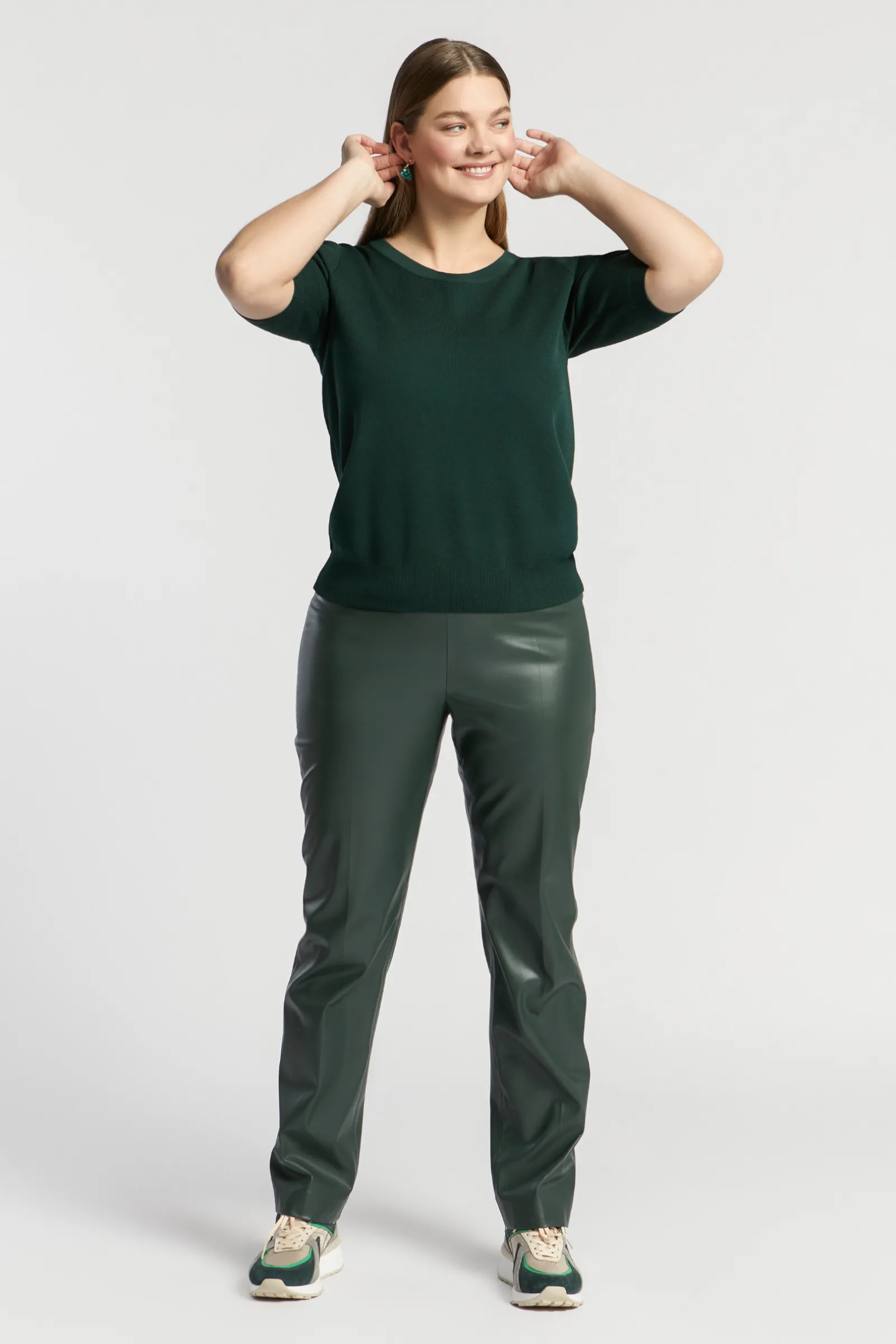 Xandres Pull à manches courtes-Femme Xandres Plus|Pulls & Cardigans