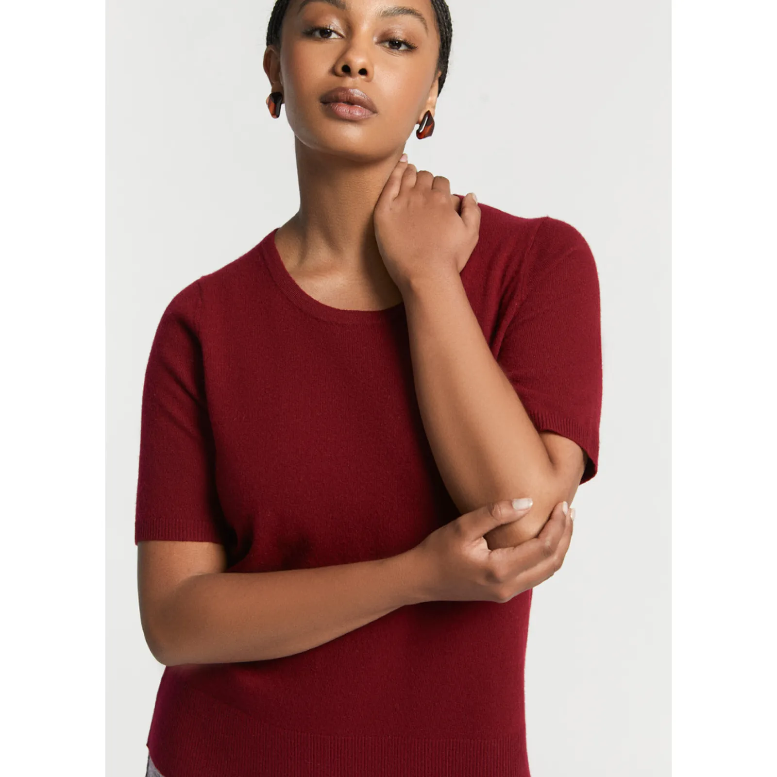 Xandres Pull à manches courtes-Femme Xandres Plus|Pulls & Cardigans