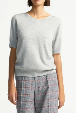 Xandres Pull à manches courtes en cachemire-Femme Pulls & Cardigans