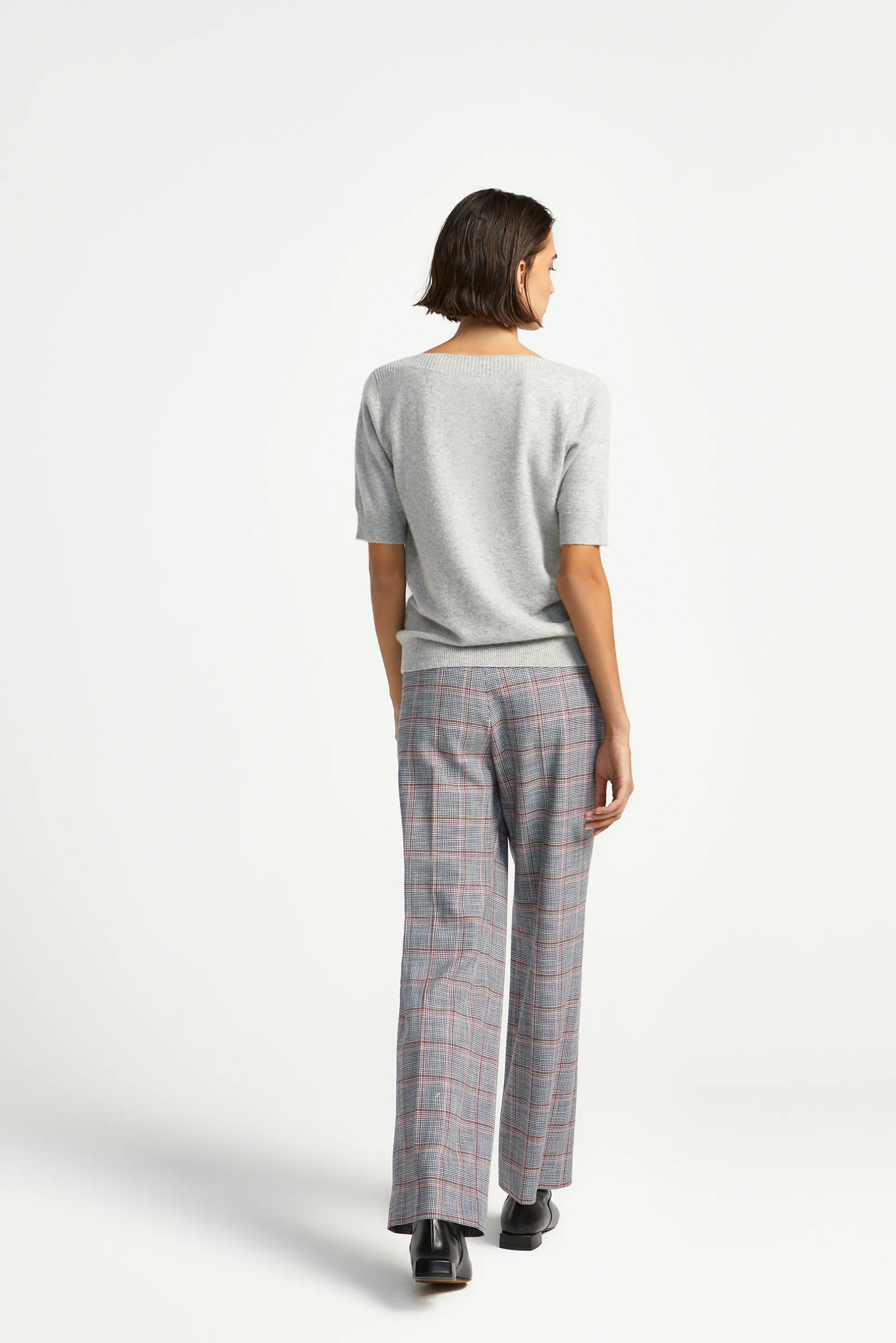Xandres Pull à manches courtes en cachemire-Femme Pulls & Cardigans