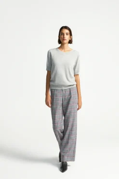 Xandres Pull à manches courtes en cachemire-Femme Pulls & Cardigans