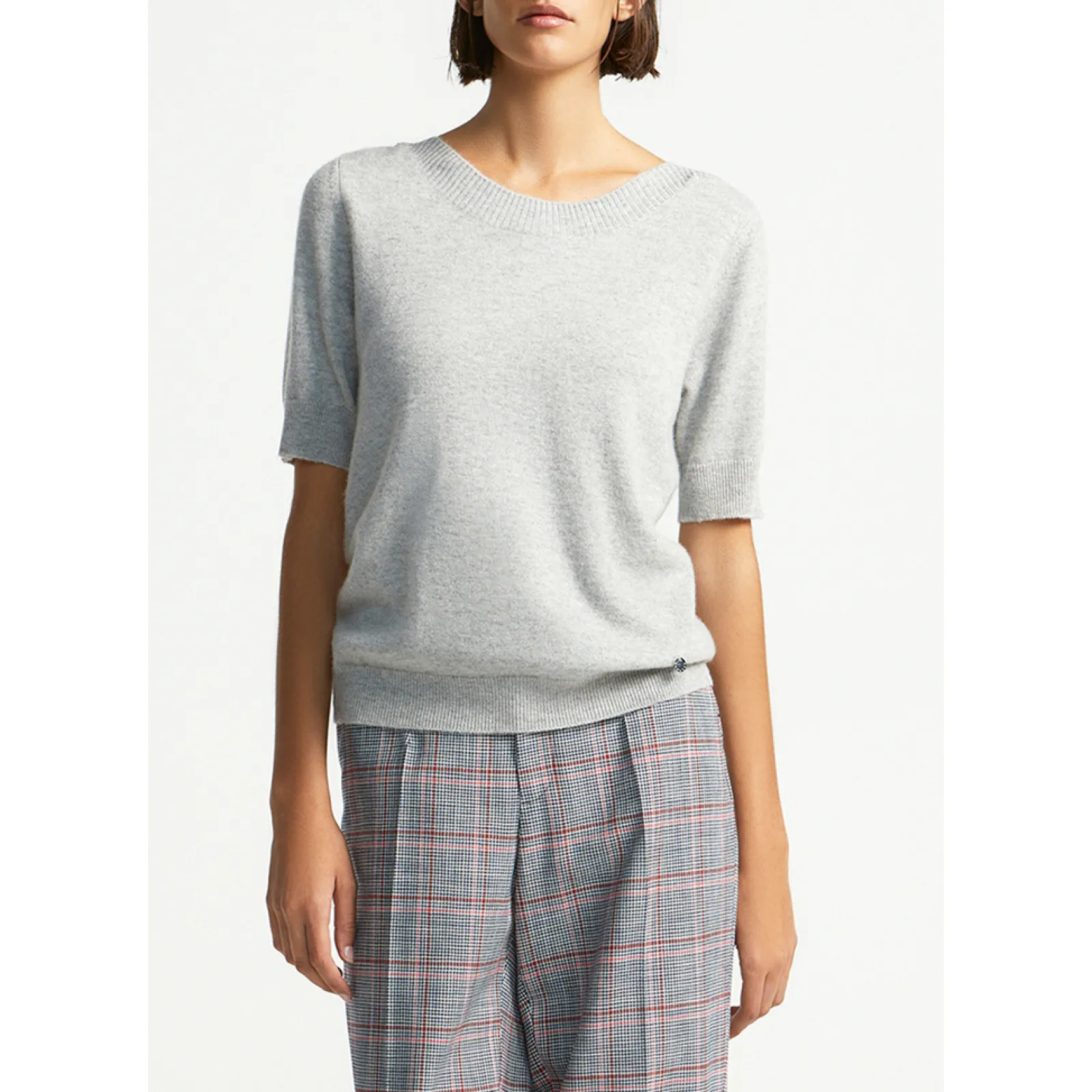 Xandres Pull à manches courtes en cachemire-Femme Pulls & Cardigans