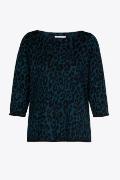 Xandres Pull à motif léopard-Femme Pulls & Cardigans