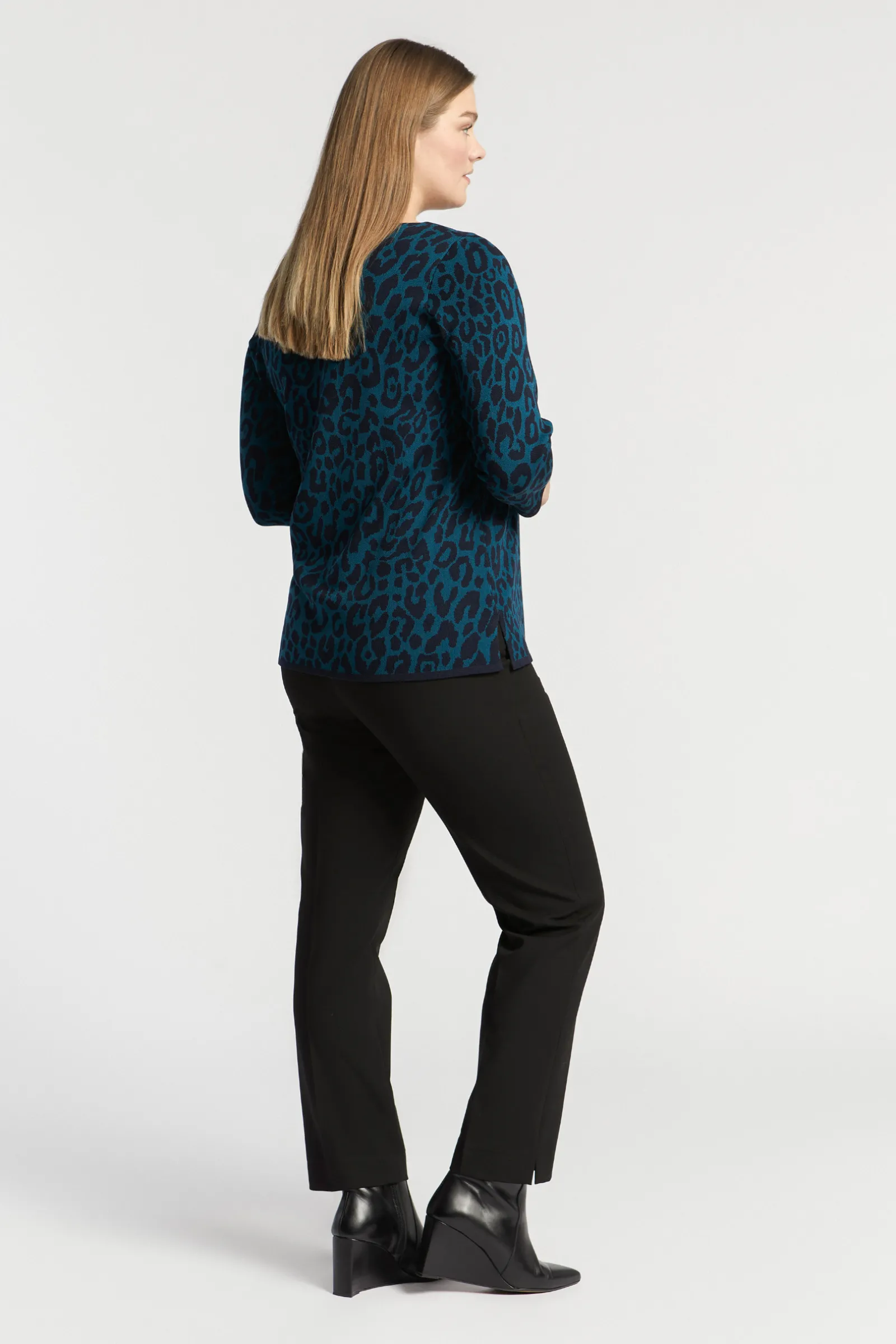 Xandres Pull à motif léopard-Femme Pulls & Cardigans