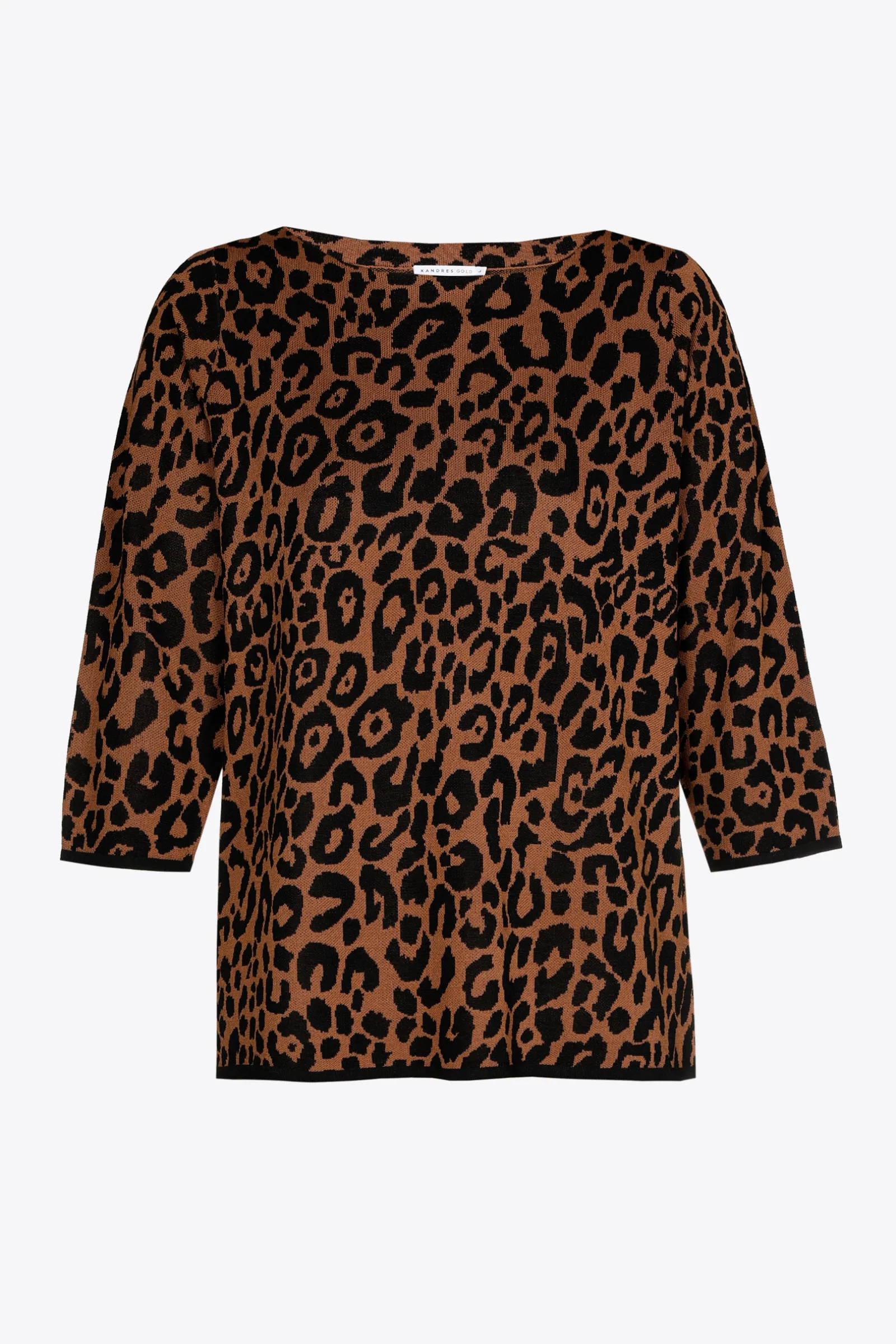 Xandres Pull à motif léopard-Femme Xandres Plus|Pulls & Cardigans