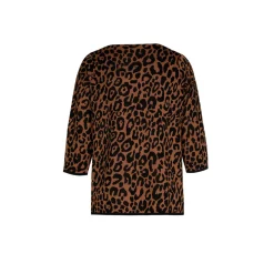 Xandres Pull à motif léopard-Femme Xandres Plus|Pulls & Cardigans