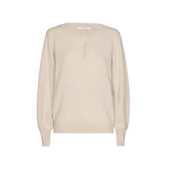 Xandres Pull orné d’une torsade au niveau de l’encolure-Femme Xandres Plus|Pulls & Cardigans