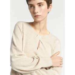 Xandres Pull orné d’une torsade au niveau de l’encolure-Femme Xandres Plus|Pulls & Cardigans