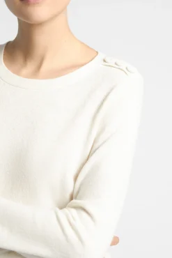 Xandres Pull à épaules boutonnées-Femme Pulls & Cardigans