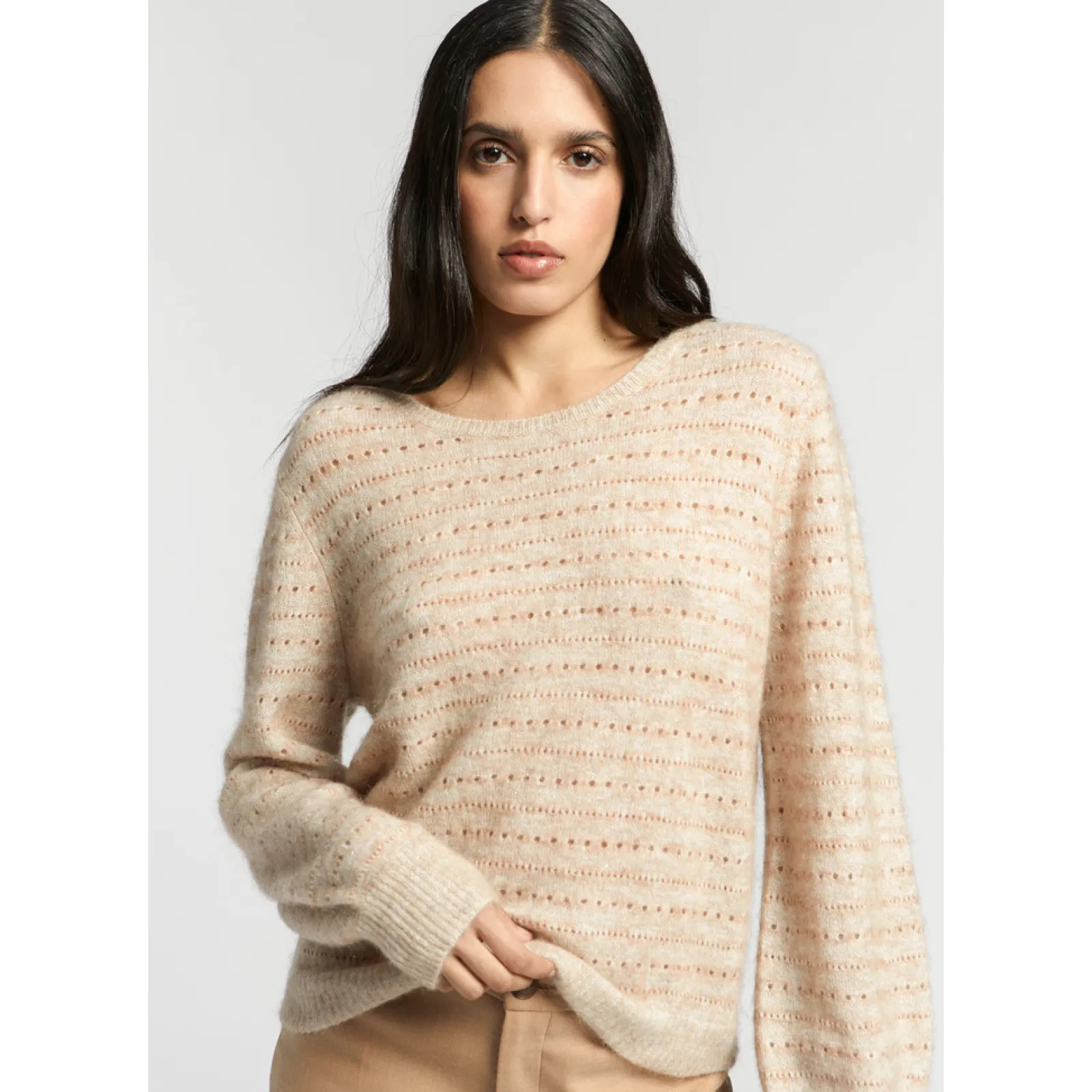 Xandres Pull subtilement pailleté-Femme Pulls & Cardigans