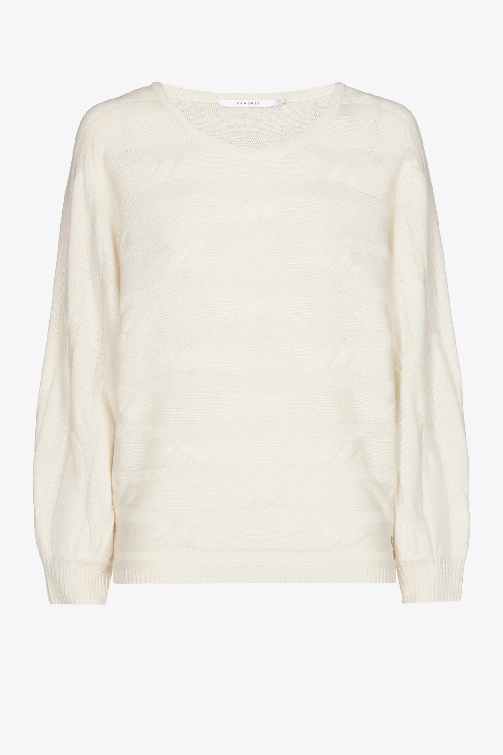 Xandres Pull à torsades horizontales-Femme Xandres Plus|Pulls & Cardigans