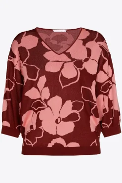 Xandres Pull volumineux à motif floral-Femme Pulls & Cardigans|Xandres Plus