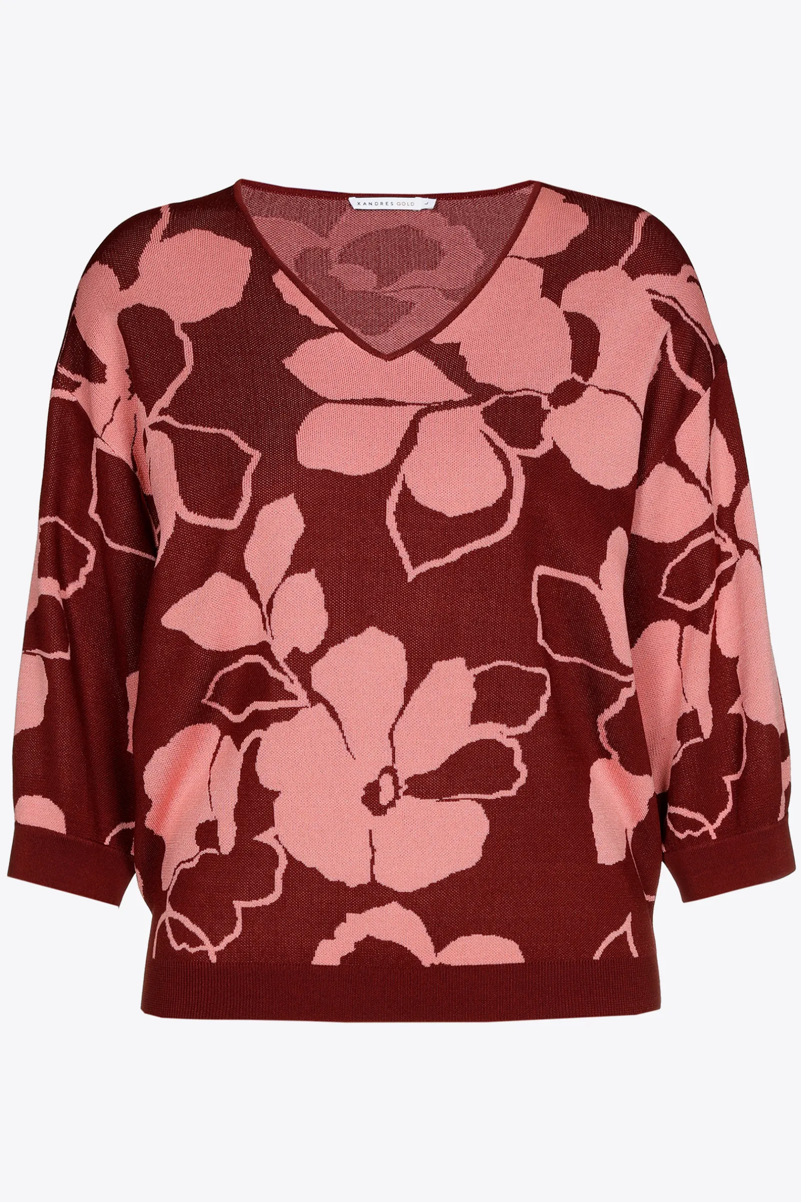 Xandres Pull volumineux à motif floral-Femme Pulls & Cardigans|Xandres Plus