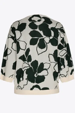 Xandres Pull volumineux à motif floral-Femme Xandres Plus|Pulls & Cardigans