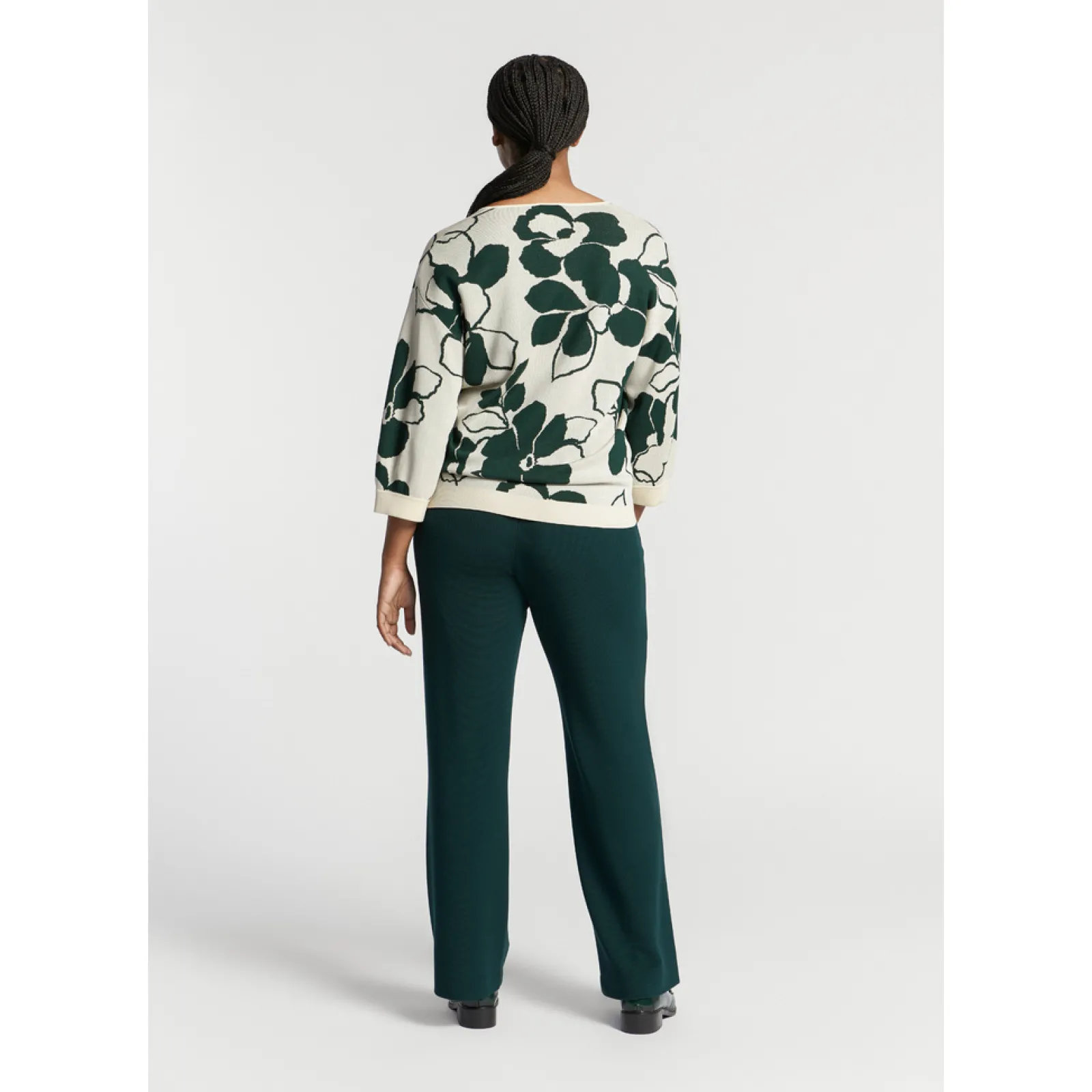 Xandres Pull volumineux à motif floral-Femme Xandres Plus|Pulls & Cardigans