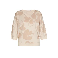 Xandres Pull volumineux à motif floral-Femme Xandres Plus|Pulls & Cardigans