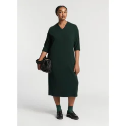 Xandres Robe à col en V en jersey-Femme Xandres Plus|Robes