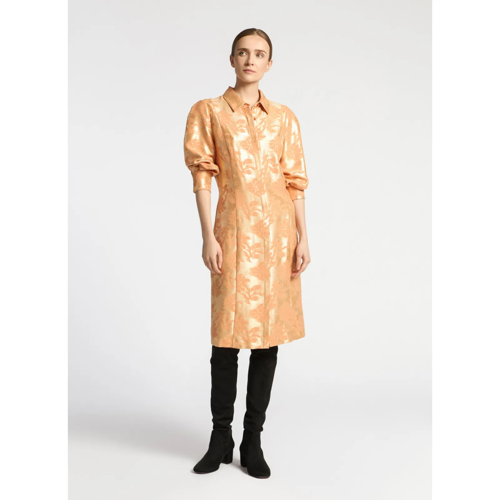 Xandres Robe en jacquard à motif floral-Femme Robes