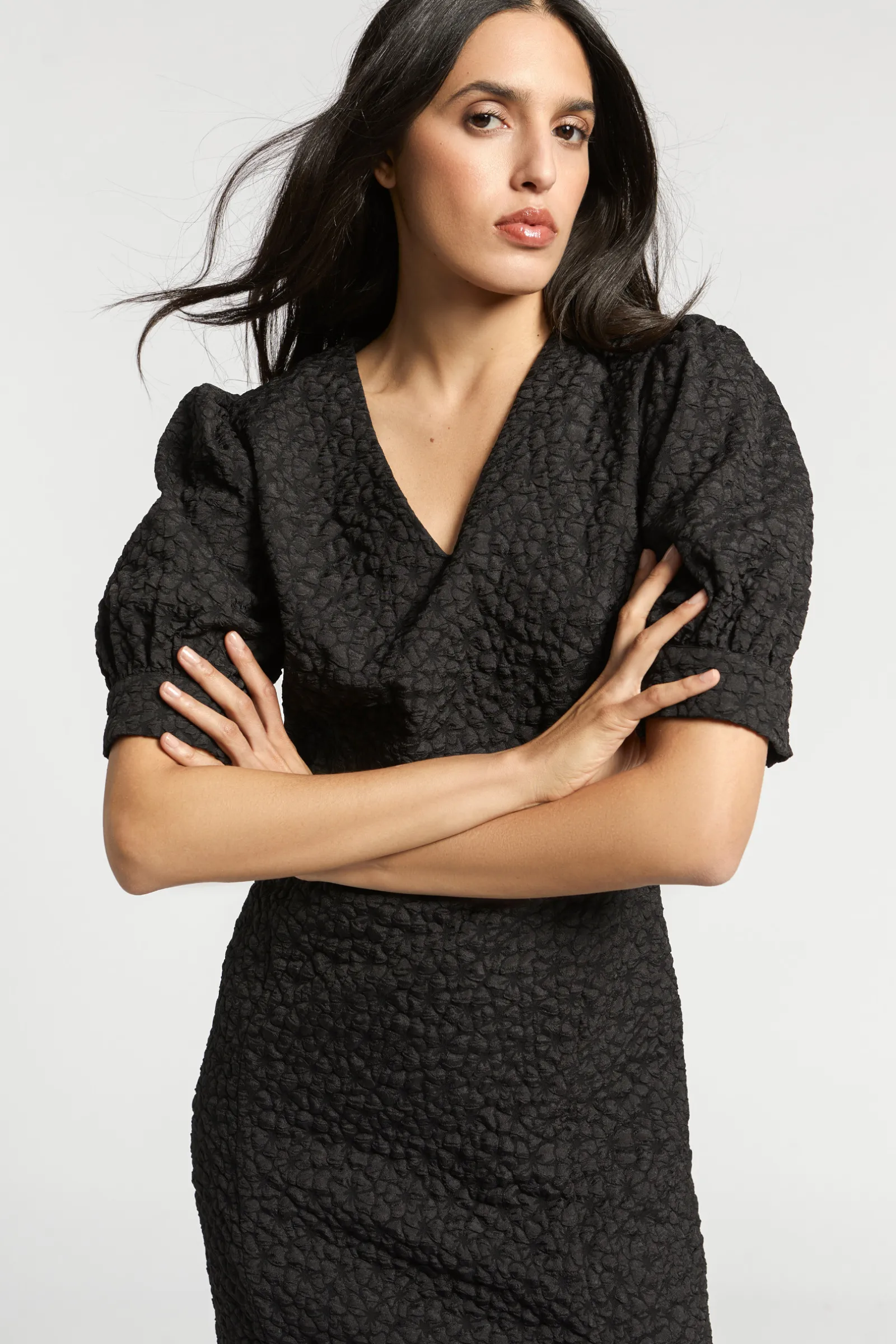 Xandres Robe en jacquard à motif floral-Femme Robes