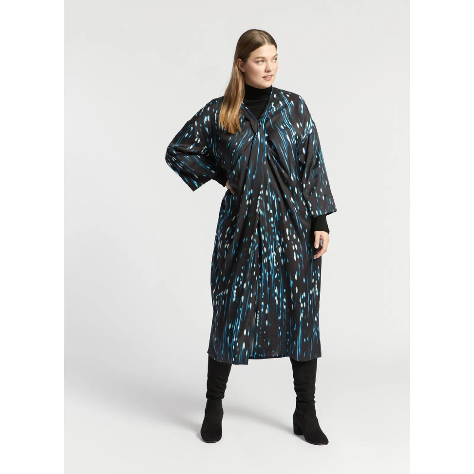 Xandres Robe à imprimé hivernal-Femme Xandres Plus|Robes