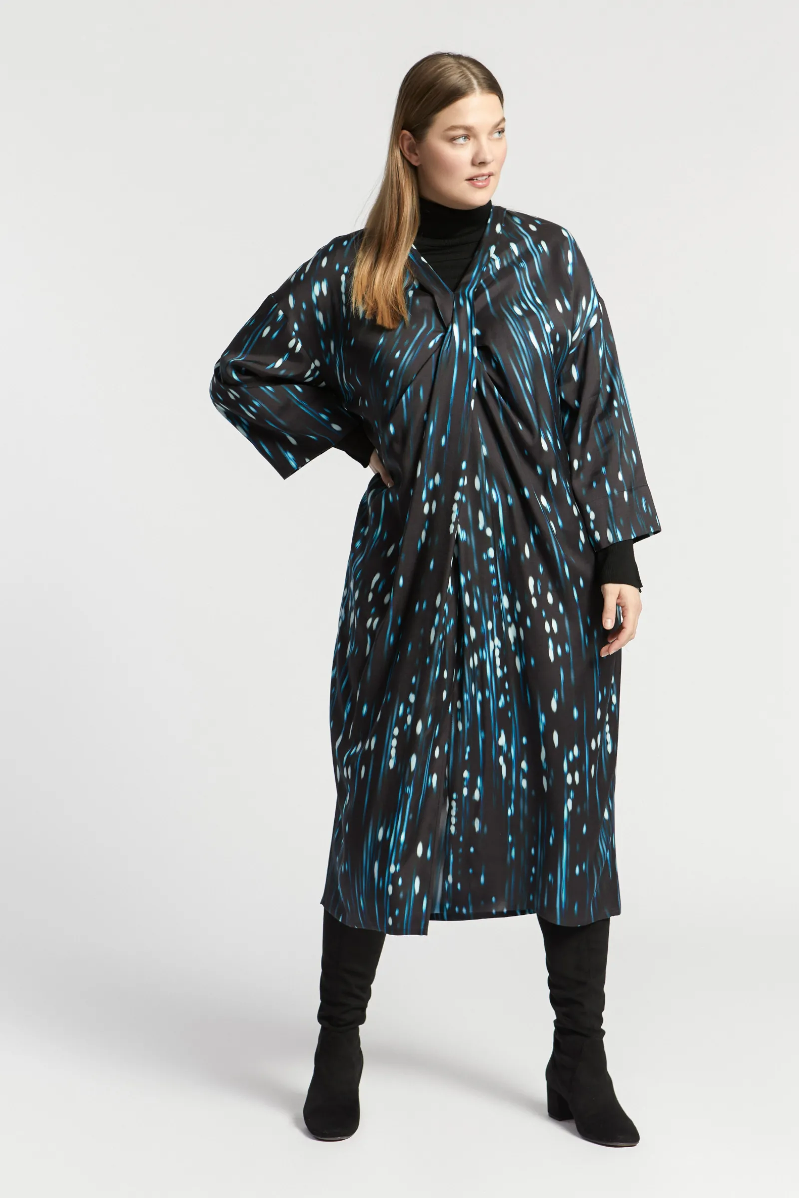 Xandres Robe à imprimé hivernal-Femme Xandres Plus|Robes