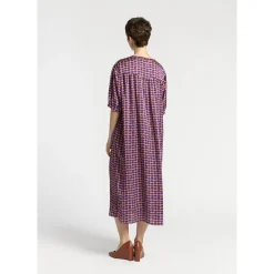 Xandres Robe longue avec imprimé logo-Femme Xandres Plus|Robes