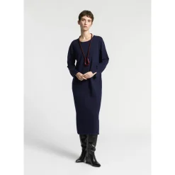 Xandres Robe longue fendue en tricot-Femme Xandres Plus|Robes