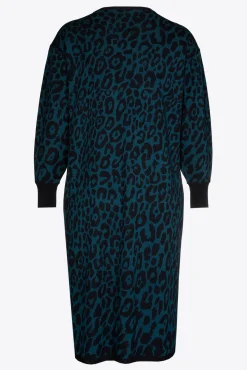 Xandres Robe longue à imprimé léopard-Femme Robes