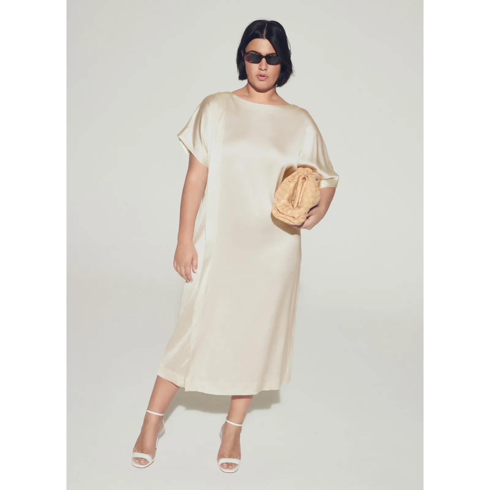 Xandres Robe longue à l’aspect satiné-Femme Robes