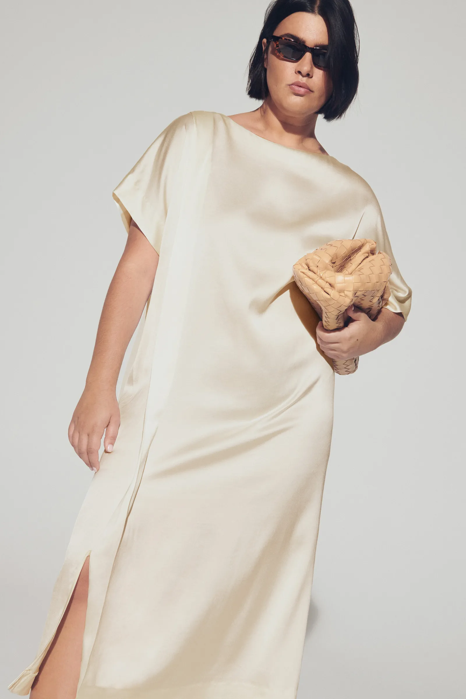 Xandres Robe longue à l’aspect satiné-Femme Robes