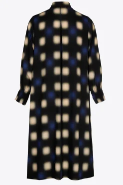 Xandres Robe longue à motif flou-Femme Xandres Plus|Robes