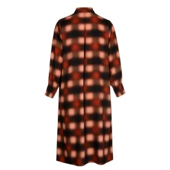 Xandres Robe longue à motif flou-Femme Xandres Plus|Robes