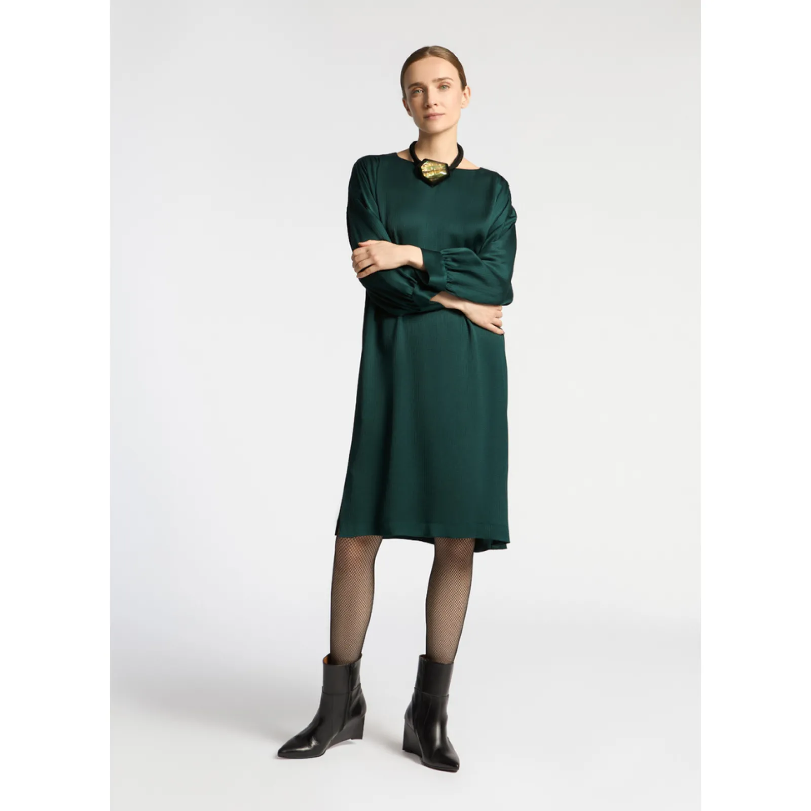 Xandres Robe à manches froncées-Femme Xandres Plus|Robes
