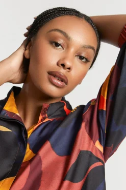 Xandres Robe mi-longue avec col-Femme Robes|Xandres Plus