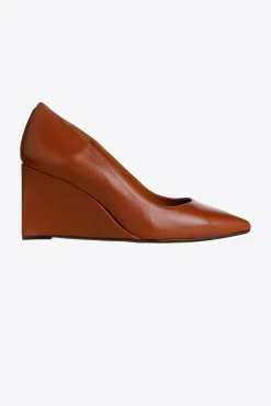 Xandres Semelle compensée en cuir-Femme Chaussures
