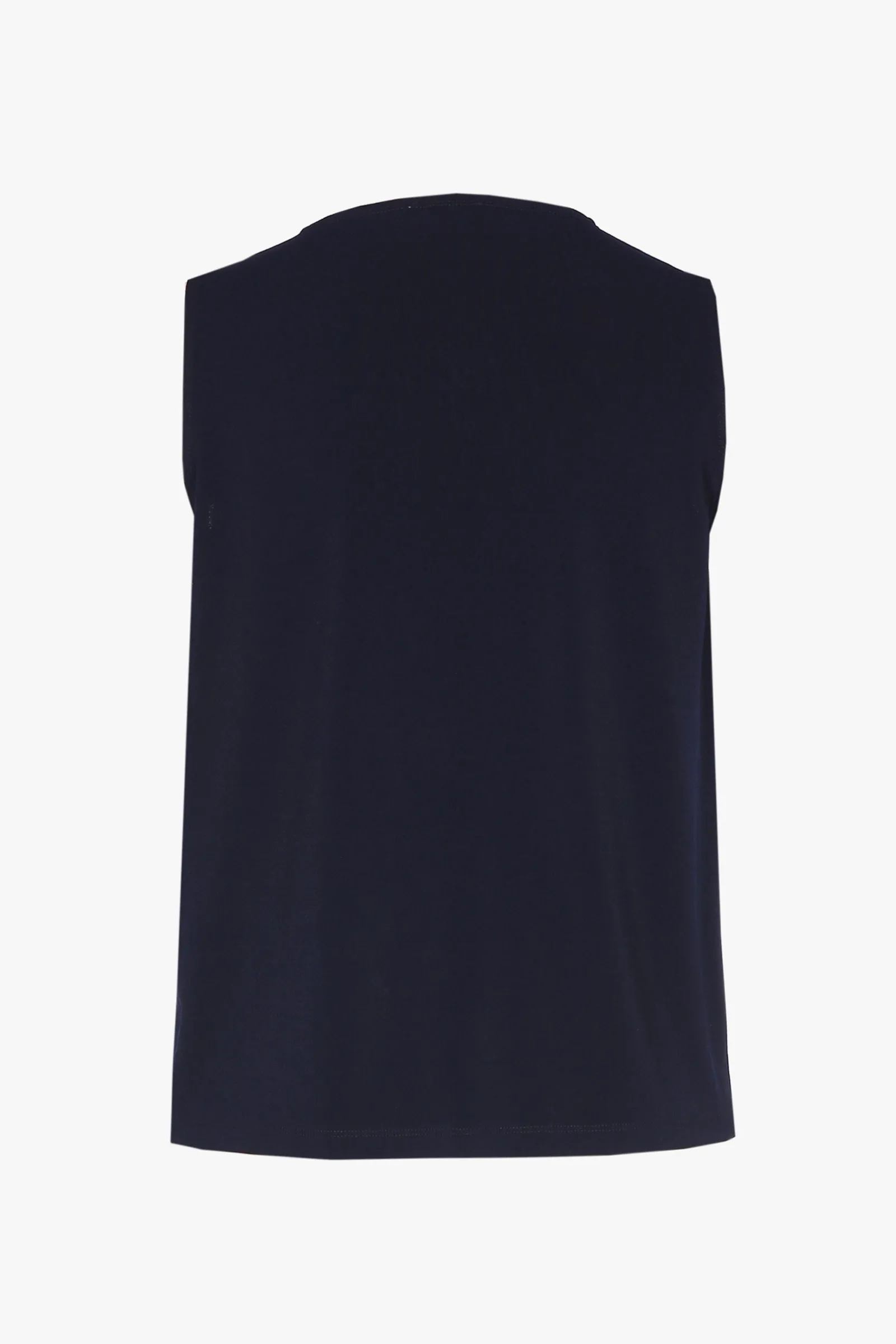 Xandres Top bleu marine sans manches-Femme Xandres Plus|Essentials