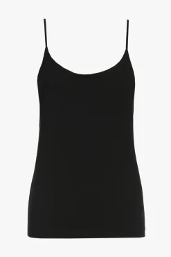 Xandres Top noir à bretelles spaghetti-Femme Essentials|T-Shirts