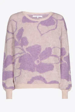 Xandres Tricot jacquard à motif floral-Femme Xandres Plus|Pulls & Cardigans