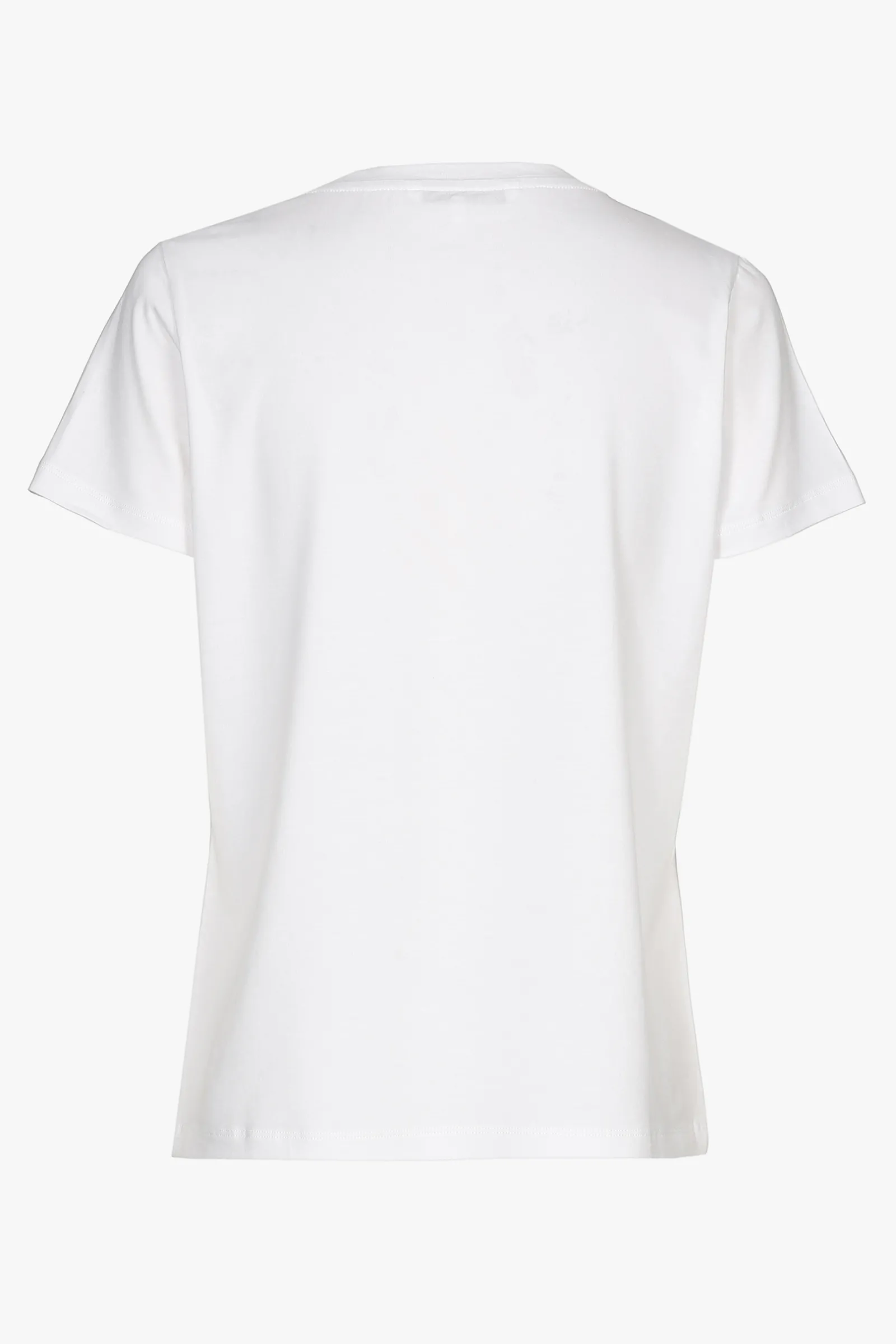 Xandres T-shirt blanc à manches courtes et col rond-Femme Xandres Plus|Essentials