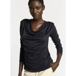 Xandres T-shirt à col drapé-Femme Xandres Plus|T-Shirts