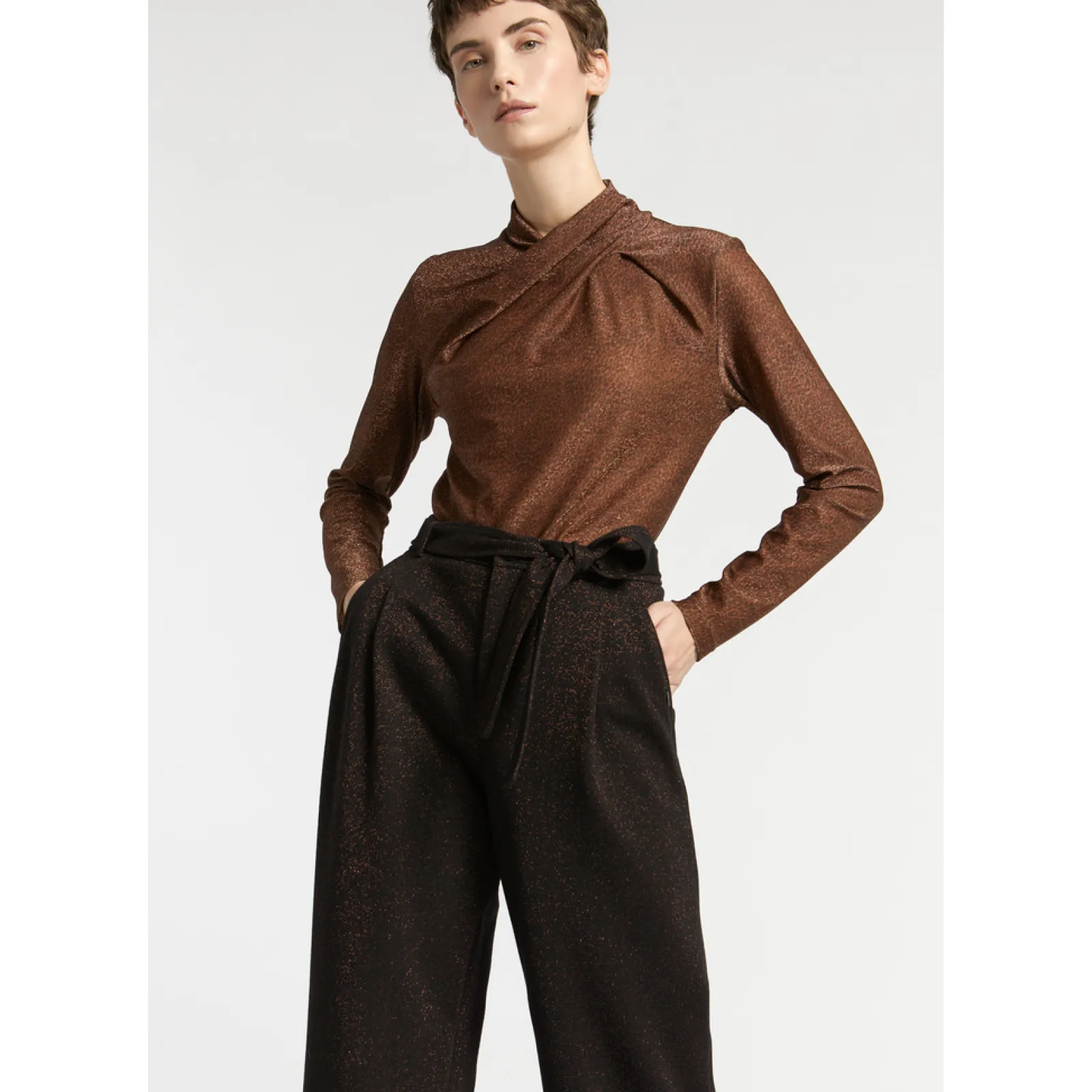 Xandres T-shirt à imprimé léopard-Femme T-Shirts