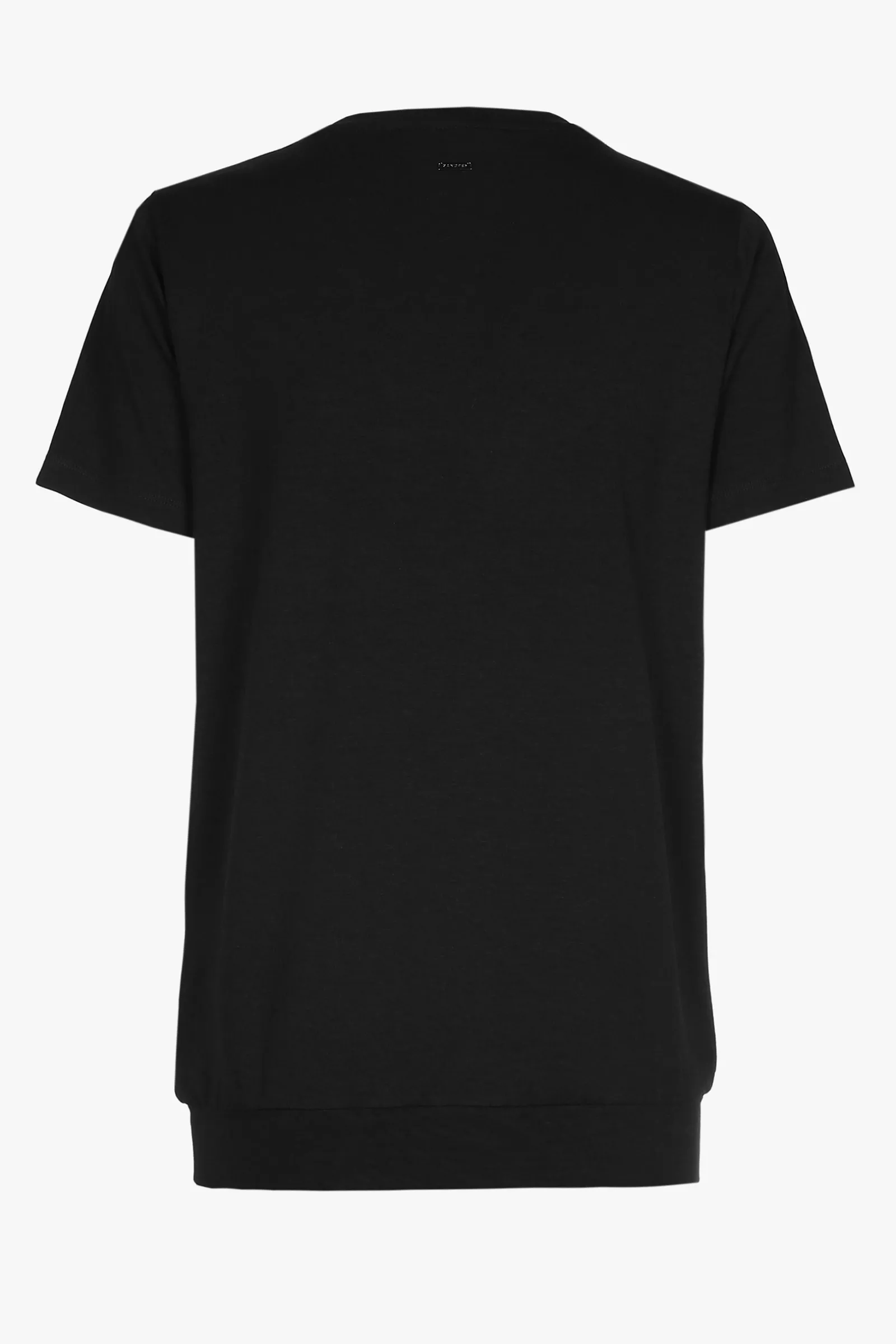 Xandres T-shirt noir à col en V-Femme Xandres Plus|Essentials