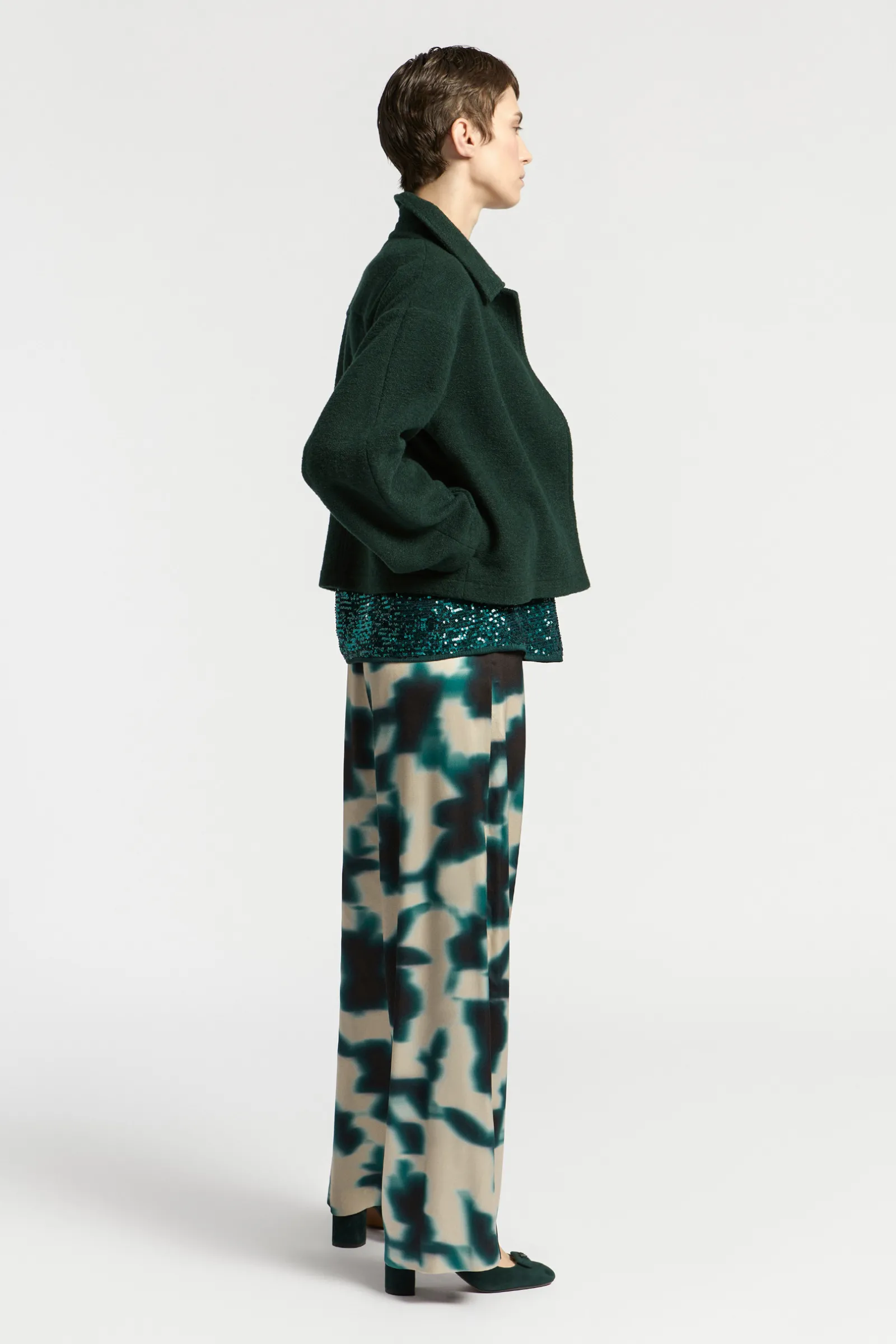 Xandres Veste courte avec col-Femme Manteaux & Vestes|Blazers